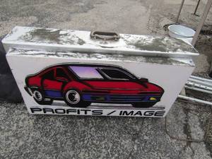 lot 106 image: Profit image neon car sign, unknown working condition- 17328