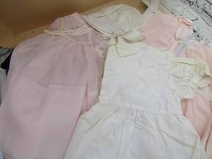 lot 177 image: Vintage baby girl dresses never worn great condition qty 3