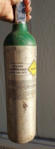 lot 189 image: OXYGEN  BML6 CYLINDER  ALUMINUM .QTY 2
