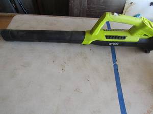 lot 30 image: Ryobi 18 Volt blower no battery, in good condition
