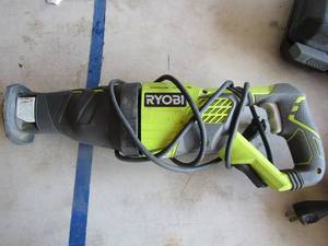 lot 49 image: RYOBI 12 Amp Corded Reciprocating Sawsawsaw electric - PREOWNED