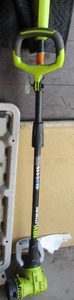 lot 108 image: Ryobi 18 volt string trimmer, no battery