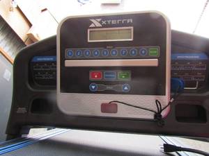 lot 2 image: Xxterra exercise treadmill, 9 speeds, appears to be used only a few times very nice, folds up for easy storage