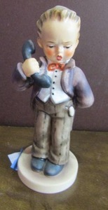 lot 37 image: Mj Hummel HELLO  figurine, made is W. Germany