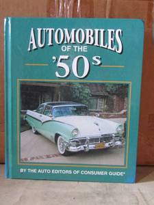 lot 95 image: Automobiles of the 50s book, great condition all on classic cars and trucks made in the 1950s