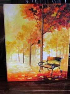 lot 127 image: Canvas Autumn Vacation # 65101- 2024 By Leonid Alremov