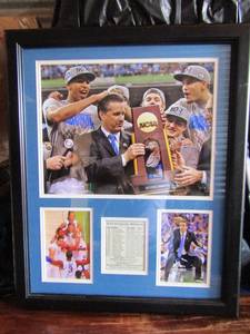 lot 128 image: 2012 Kentucky Wildcats National Championship framed photo 22X18