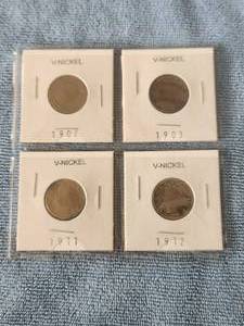 lot 26 image: Selection of V-Nickels
