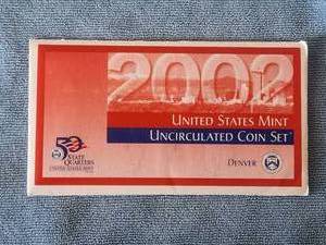 lot 41 image: 2002 United States Mint Uncirculated coin Set - Denver