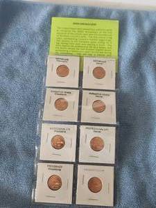 lot 50 image: 2009 Lincoln cent series - 100th anniversary of the first issuance of the Lincoln cent