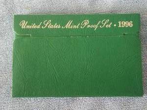 lot 65 image: 1996 United States Mint Proof Set
