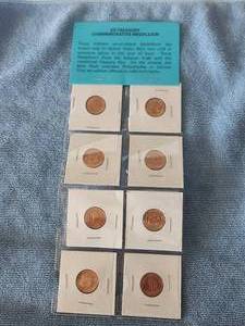 lot 92 image: US Treasury Commemorative Medallion set - brilliant uncirculated