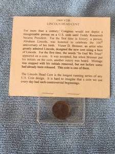 lot 134 image: 1909 VDB 1 Cent piece -Lincoln Head Cent