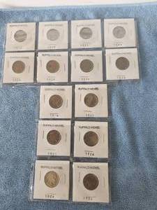 lot 152 image: Selection of Buffalo Nickels