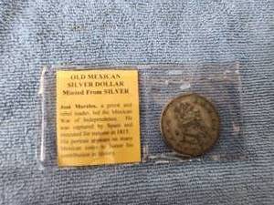 lot 155 image: Vintage-Old Mexican Silver Dollars-Pesos - 1961