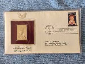 lot 161 image: First Day Issue - Marianne Moore Literary Arts Series stamp