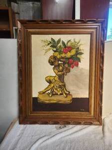 lot 46 image: Framed painting by Lee Hill