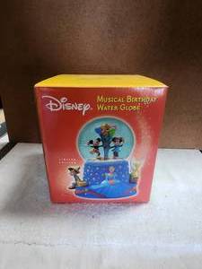 lot 8 image: 100th Disney musical birthday water globe