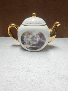 lot 96 image: Thomas Kinkade - Home is Where the Heart is II Tea-Coffee pot
