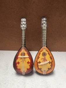 lot 191 image: Selection of 2 Mandolin music boxes - Made in Italy