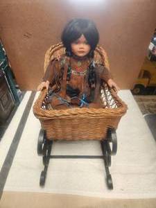lot 93 image: Madison Lee Limited Collection Doll Native American - numbered