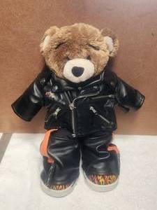 lot 94 image: Harley Davidson themed Teddy Bear - Build A Bear Workshop