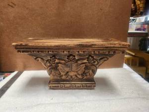 lot 97 image: Heavey wood shelf
