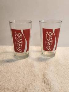 lot 127 image: Vintage Coca-Cola glasses