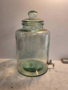 lot 153 image: Large glass beverage dispenser