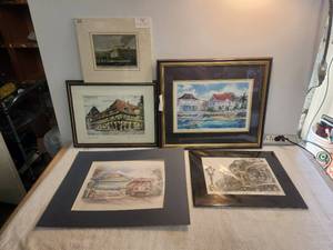 lot 166 image: Selection of signed and numbered prints