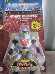 lot 89 image: Retro Play Masters of the Universe Horde Trooper--NIP