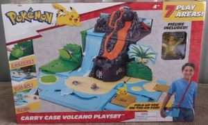lot 58 image: Pokemon Carry Case Volcano Set---Brand New