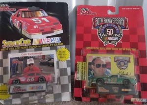 lot 87 image: 2 Racing Champions Vintage NASCAR Hot Wheels---Brand New