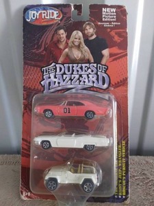 lot 4 image: Rare Find--Misprint Dukes of Hazard 3 Car Set--Read Description