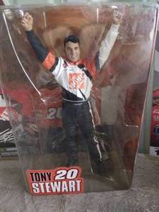 lot 85 image: Tony Stewart Figure with Car Hood by Action McFarlane