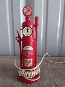 lot 68 image: Vintage Texaco Gas Pump Phone--Unknown Working Condition---Really Cool