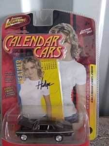 lot 84 image: Johnny Lightning Calendar Girls Die Cast Car--Heather
