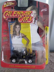 lot 25 image: Brand New Johnny Lightning Calendar Girls Die Cast Car--Bridget