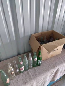 lot 34 image: Huge Lot of Vintage and Antique Soda Bottles--Please see pics