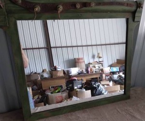 lot 70 image: Nice Rustic Wall Mirror--34x 27