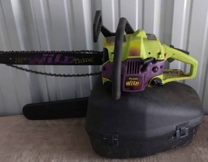 lot 72 image: Poulan Pro 18 Wild Thing Chain Saw---Needs Work