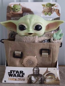 lot 75 image: Star Wars Mandalorian Baby Yoda--Talks when you squeeze his hand--Brand New