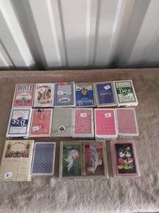 lot 93 image: Huge Lot of Playing Cards Including Mickey Mouse
