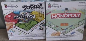 lot 101 image: Colorforms Travel Board Games--Monopoly and Sorry