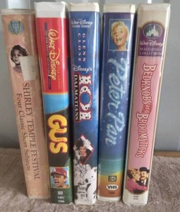 lot 133 image: Selection of 5 Disney Movies including Peter Pan, Gus, and Bedknobs  and Broomsticks