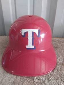 lot 144 image: Red Texas Rangers Souvenir Helmet