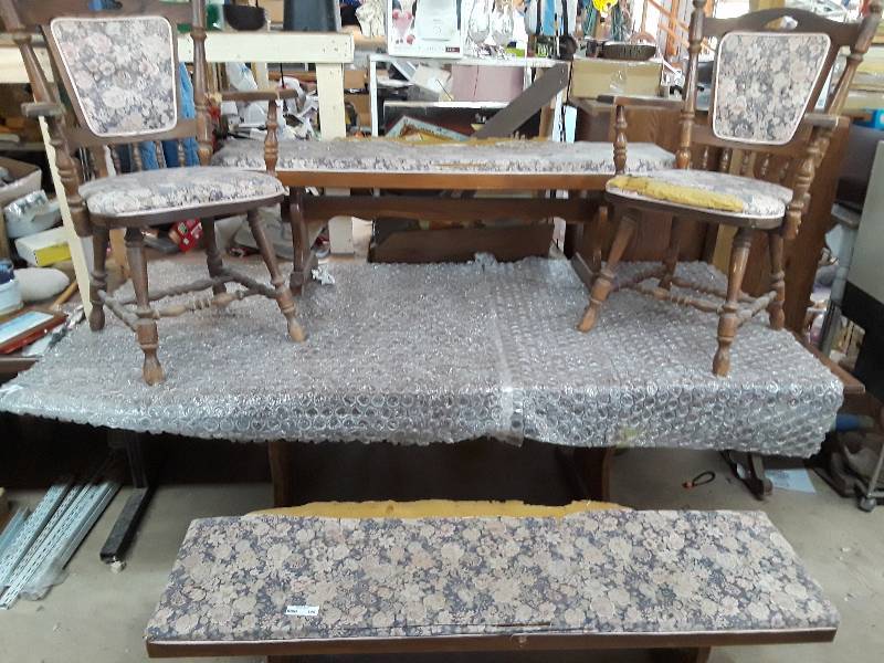 lot 149 image: Benches  x2   57 x 17 x 15   & ...