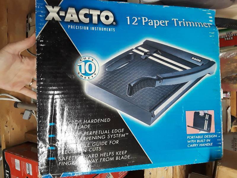 lot 145 image: Xacto 12 paper trimmer...