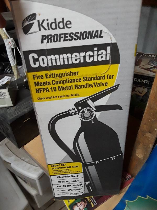 lot 126 image: Kiddie commercial fire extinguisher...