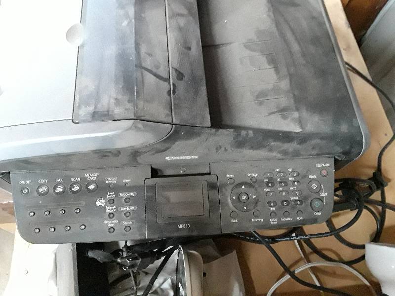 lot 121 image: Cannon copy, fax, and scan printer...